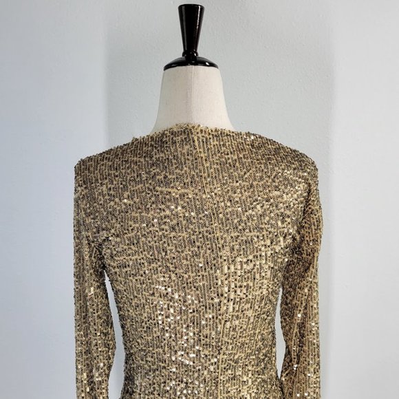 FREE PEOPLE INTIMATELY gold rush long sleeve top Sz XS NEW - Picture 8 of 11